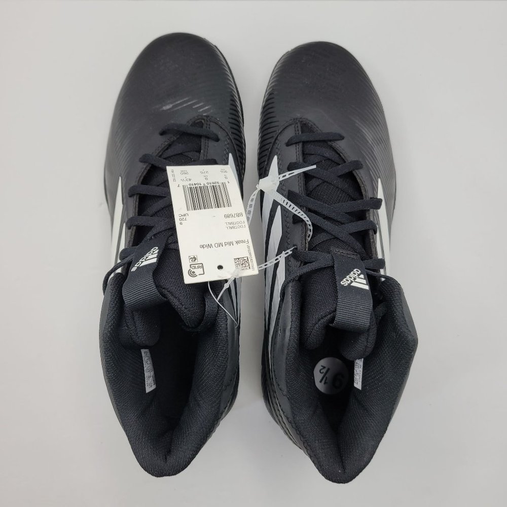 Adidas Freak Mid MD 2019 Mens Black White Football Cleats BB7689 US Size 9.5 NWT - Picture 5 of 8